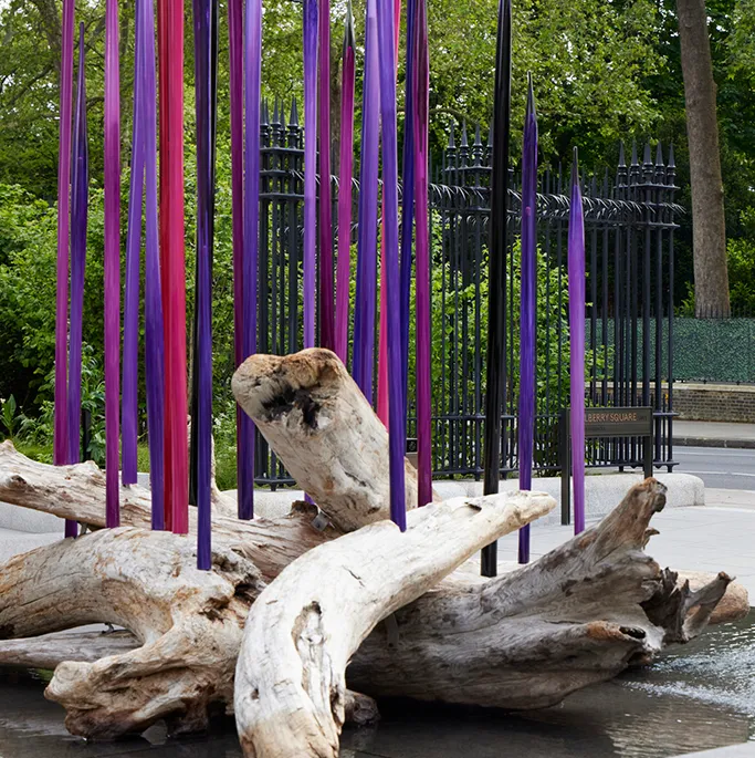 Chihuly Amethyst Reeds